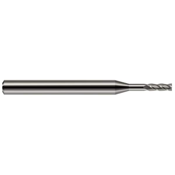 Miniature End Mill - 4 Flute - Square, 0.0850", Shank Dia.: 1/8"